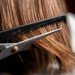 close up woman hair salon